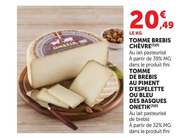 TOMME BREBIS CHÈVRE(7)(F)