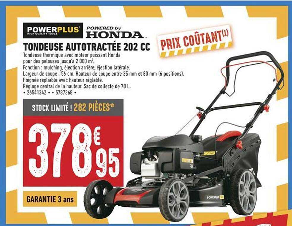 TONDEUSE AUTOTRACTÉE 202 CC