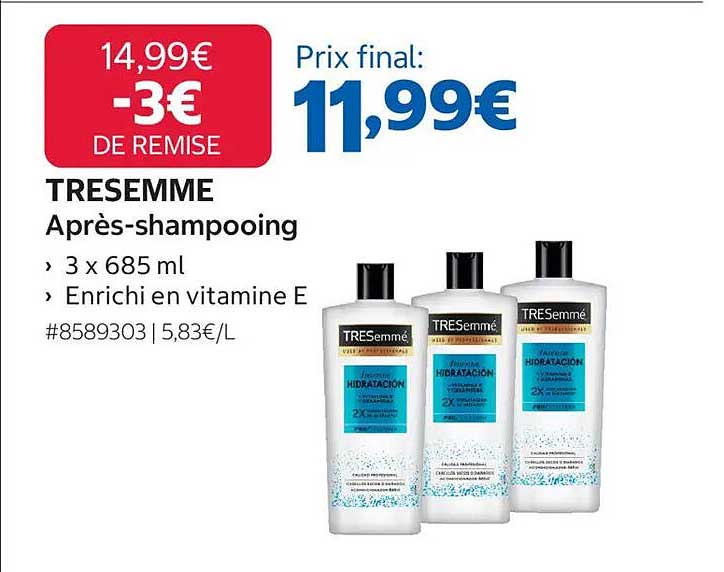 TRESEMME Après-shampooing