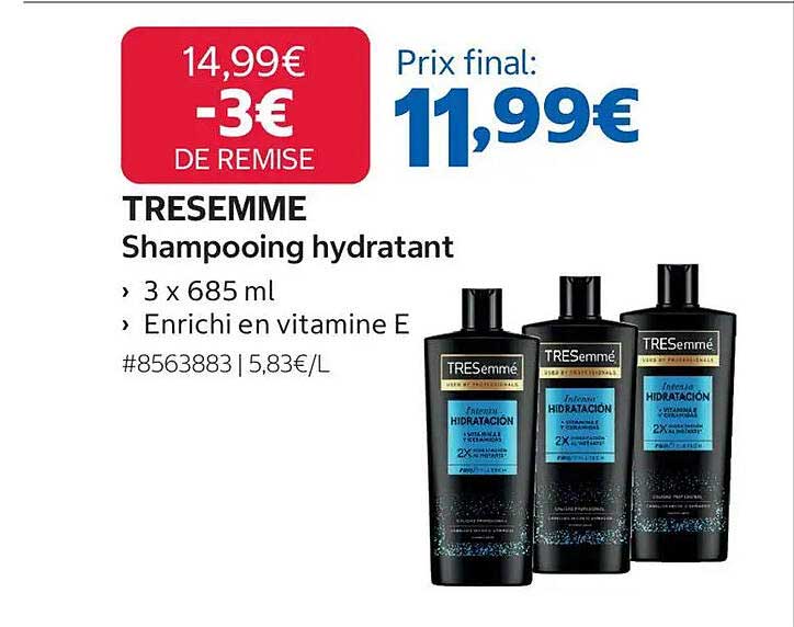 TRESEMME Shampoing hydratant