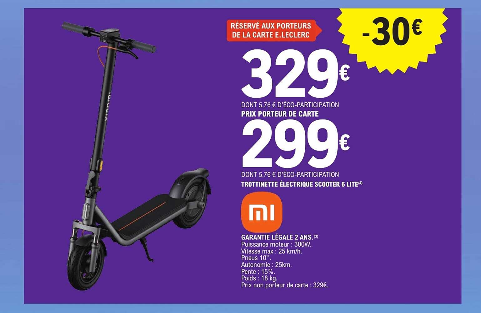 TROTTINETTE ÉLECTRIQUE SCOOTER 6 LITE(4)