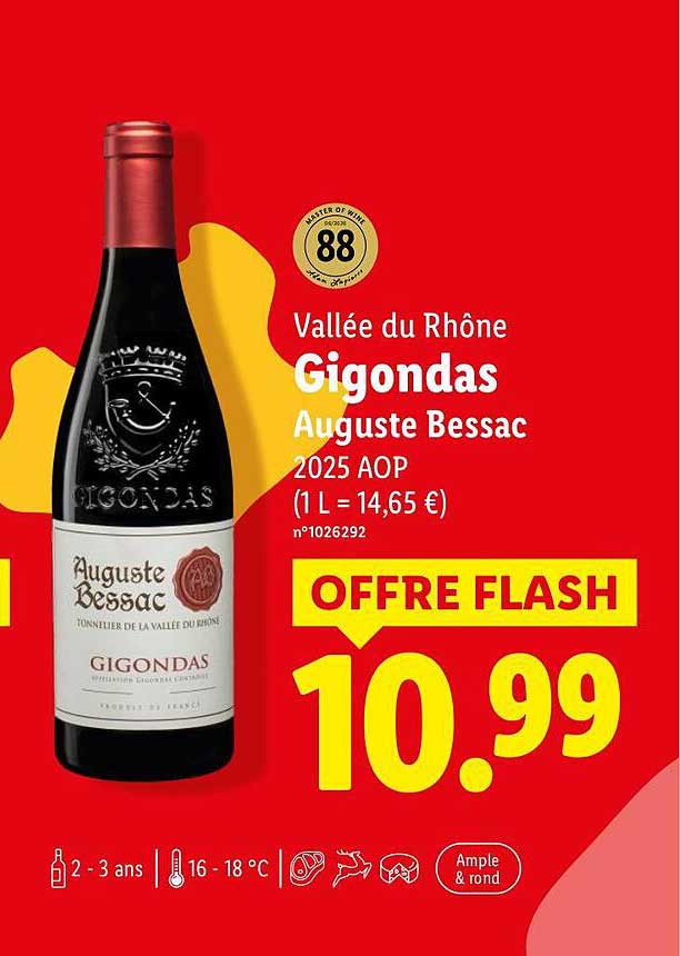 Vallée du Rhône Gigondas Auguste Bessac 2025 AOP
