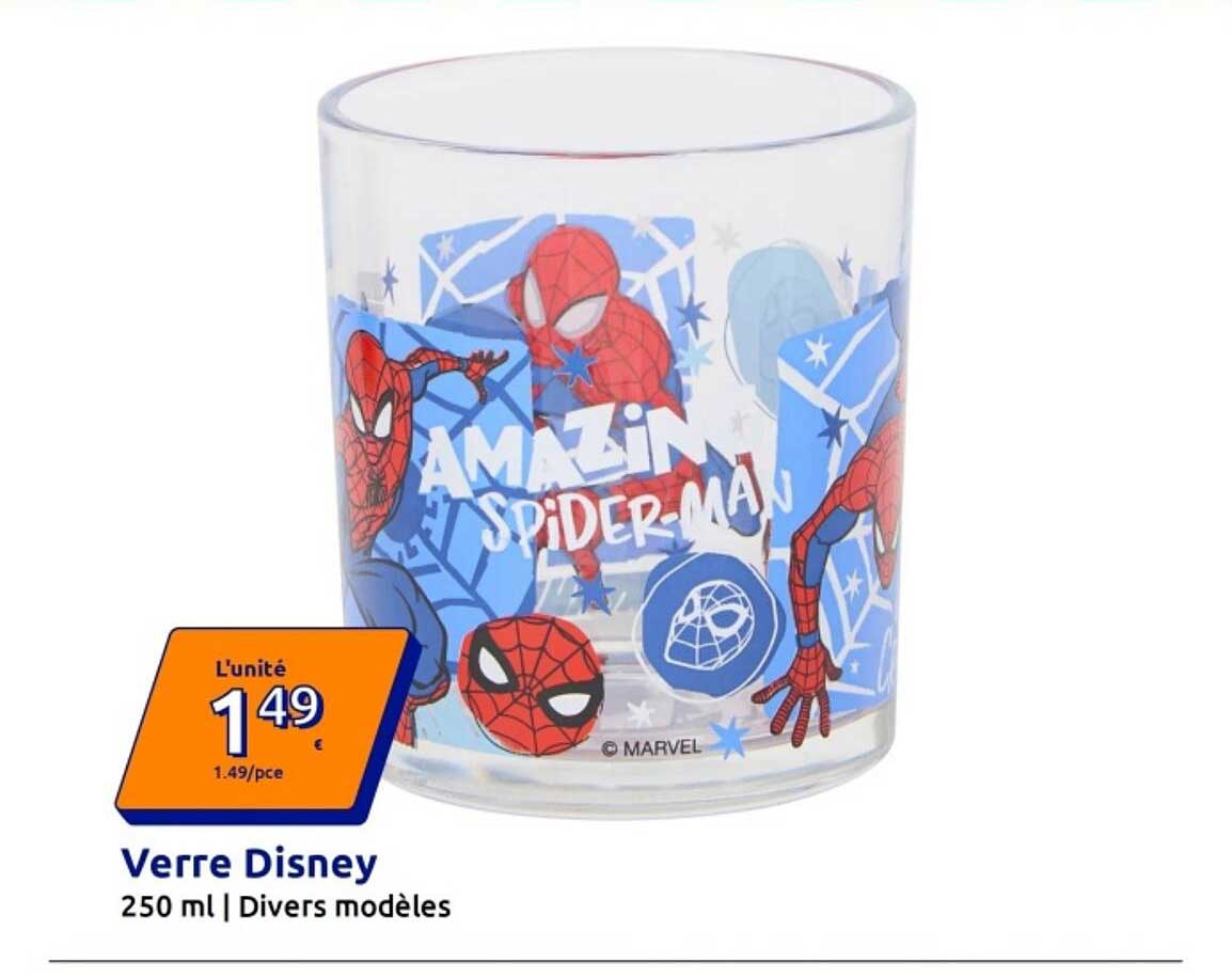 Verre Disney 250 ml | Divers modèles