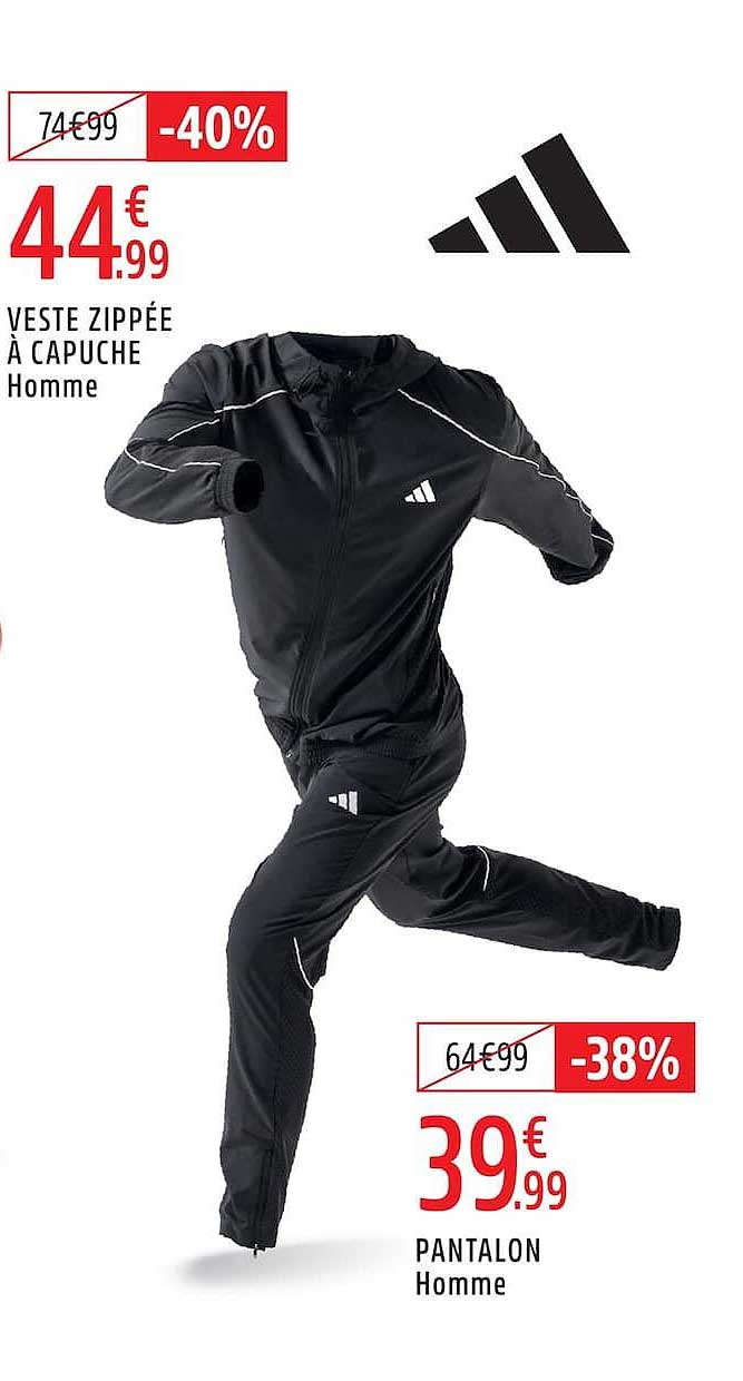 VESTE ZIPPÉE À CAPUCHE Homme