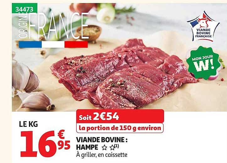 VIANDE BOVINE : HAMPE
