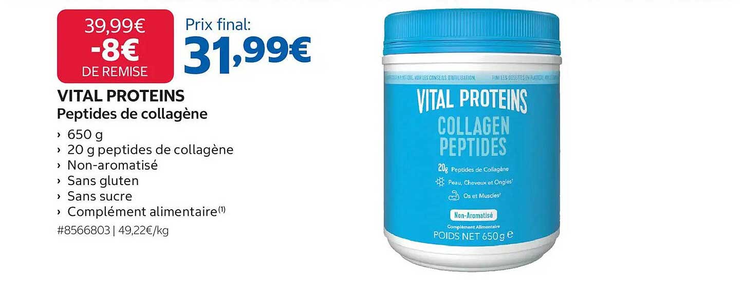 VITAL PROTEINS Peptides de collagène