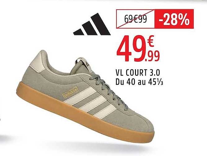 VL COURT 3.0 Du 40 au 45⅓