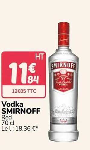 Vodka SMIRNOFF Red 70 cl