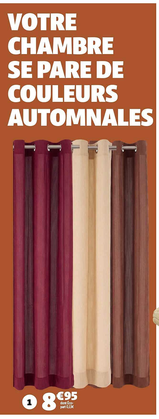 VOTRE CHAMBRE SE PARE DE COULEURS AUTOMNALES