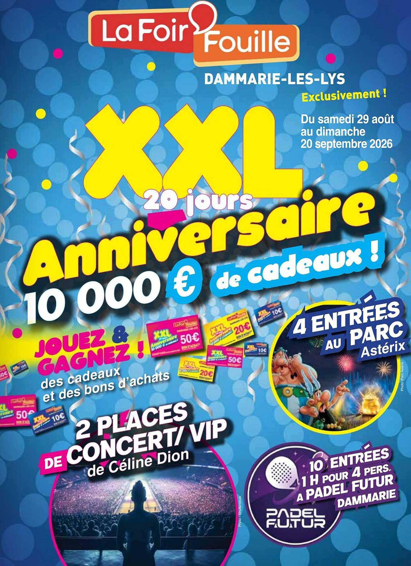 XXL Anniversaire 10 000 € de cadeaux !