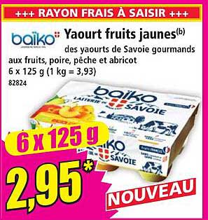 Yaourt fruits jaunes(b)