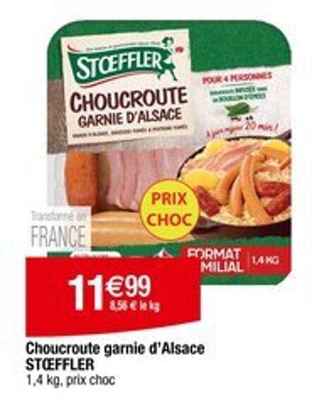 Choucroute garnie d'Alsace STŒFFLER