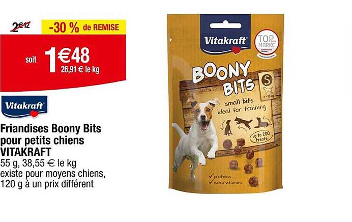 Friandises Boony Bits pour petits chiens VITAKRAFT