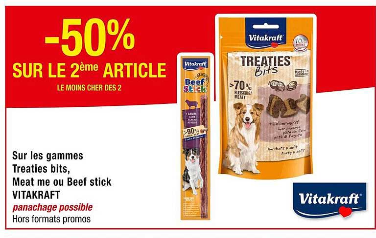 VITAKRAFT Beef Stick et Treaties bits
