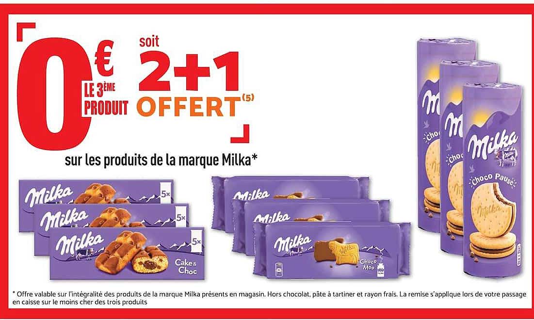 0€ LE 3ÈME PRODUIT