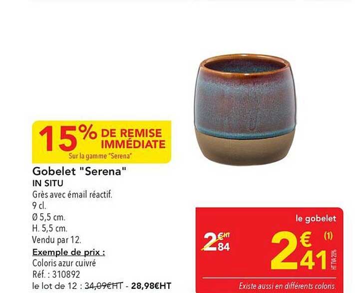 15% DE REMISE IMMÉDIATE