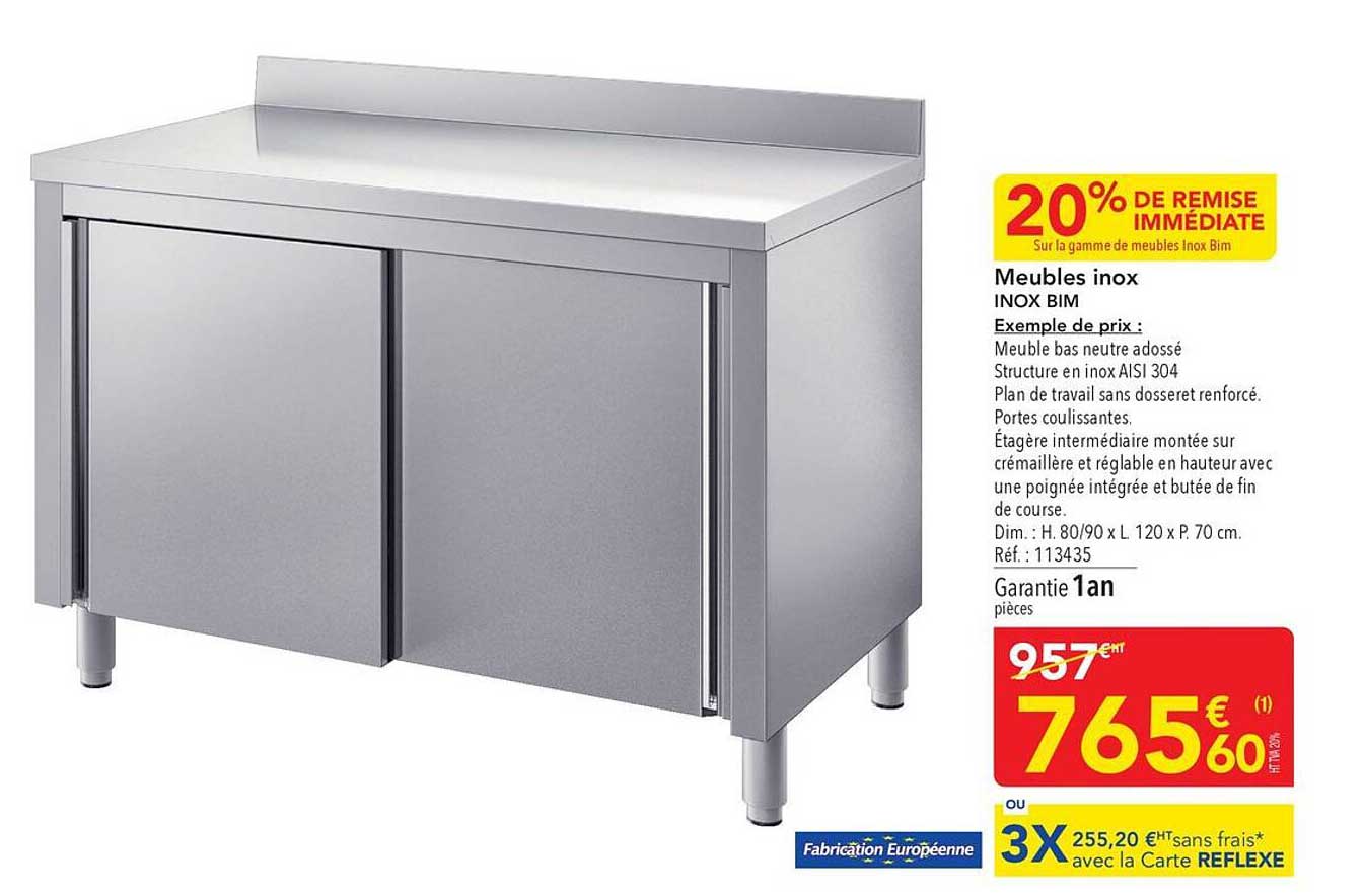 20% DE REMISE IMMEDIATE