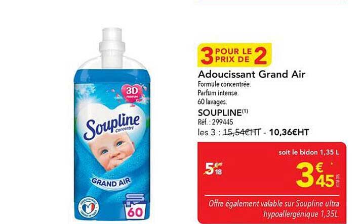 3 POUR LE PRIX DE 2