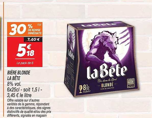 30% DE REMISE IMMÉDIATE