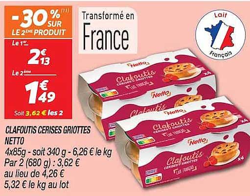 -30% sur le 2ème produit