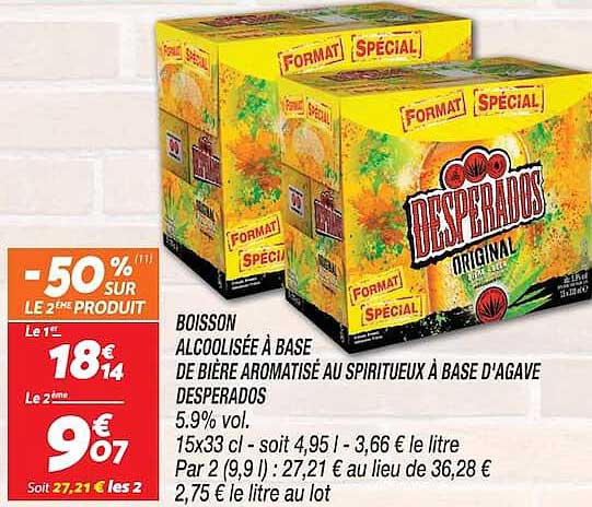 -50 % SUR LE 2ÈME PRODUIT
