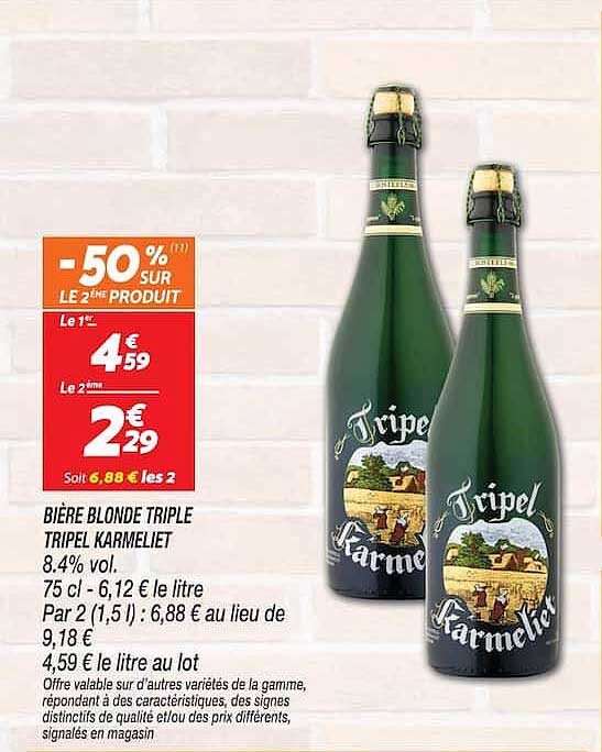 -50 % SUR LE 2ÈME PRODUIT
