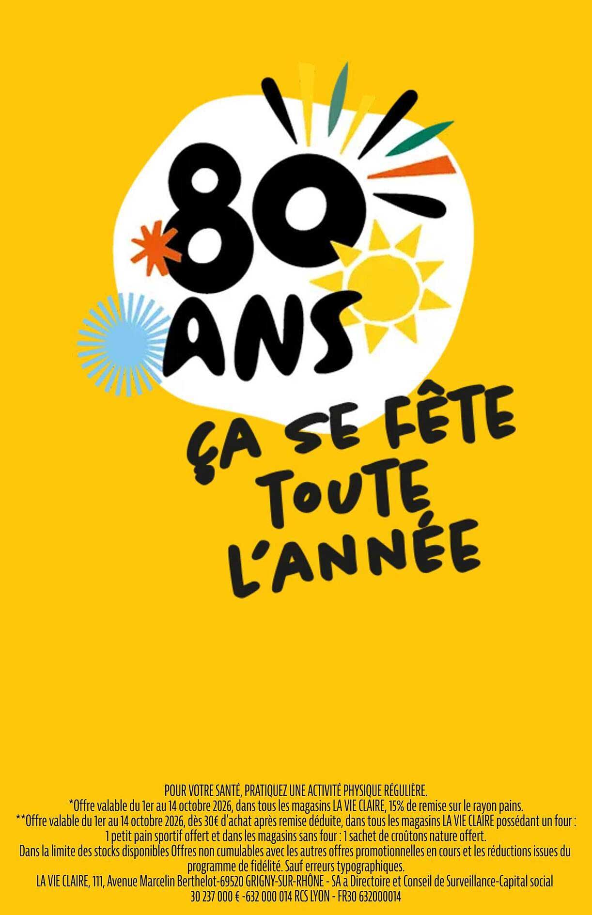 80 ans ça se fête toute l'année