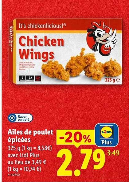 Ailes de poulet épicées