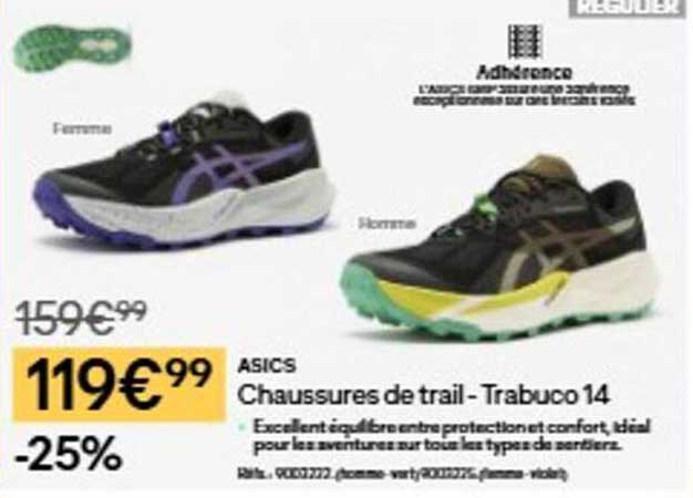 ASICS Chaussures de trail- Trabuco 14