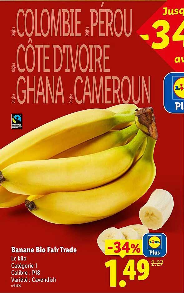 Banane Bio Fair Trade