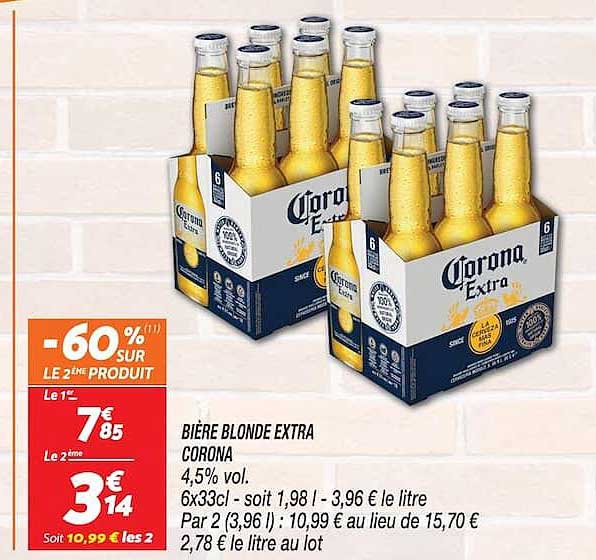 BIÈRE BLONDE EXTRA CORONA
