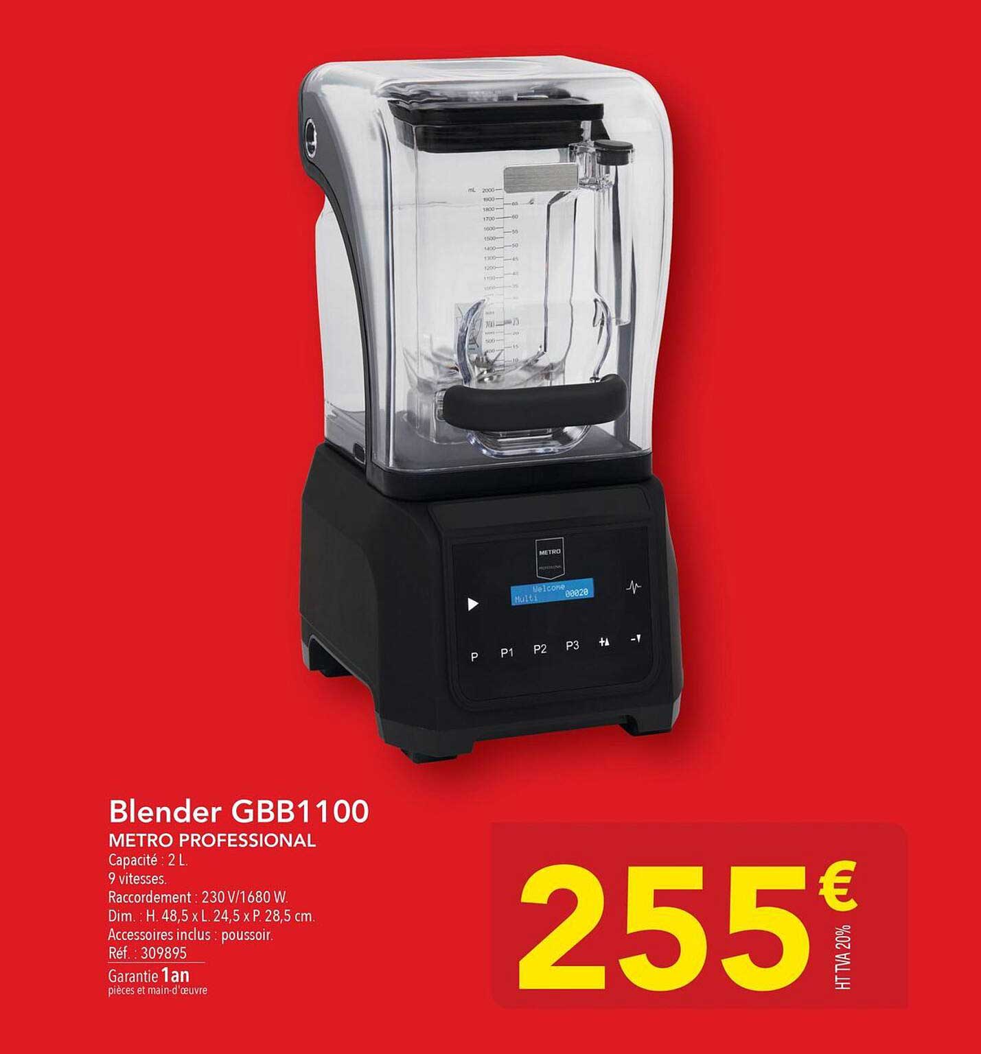 Blender GBB1100 METRO PROFESSIONAL