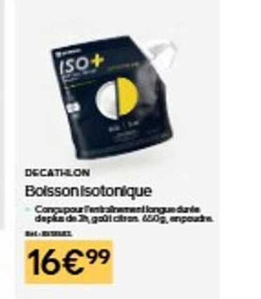 Boisson isotonique
