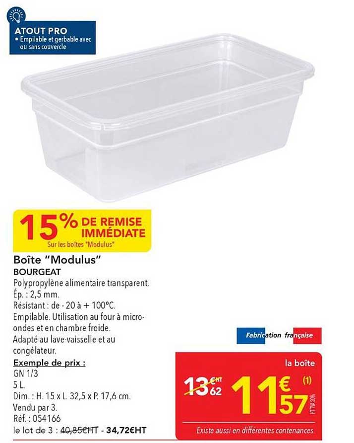 Boîte "Modulus"