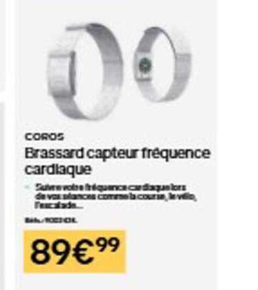Brassard capteur fréquence cardiaque