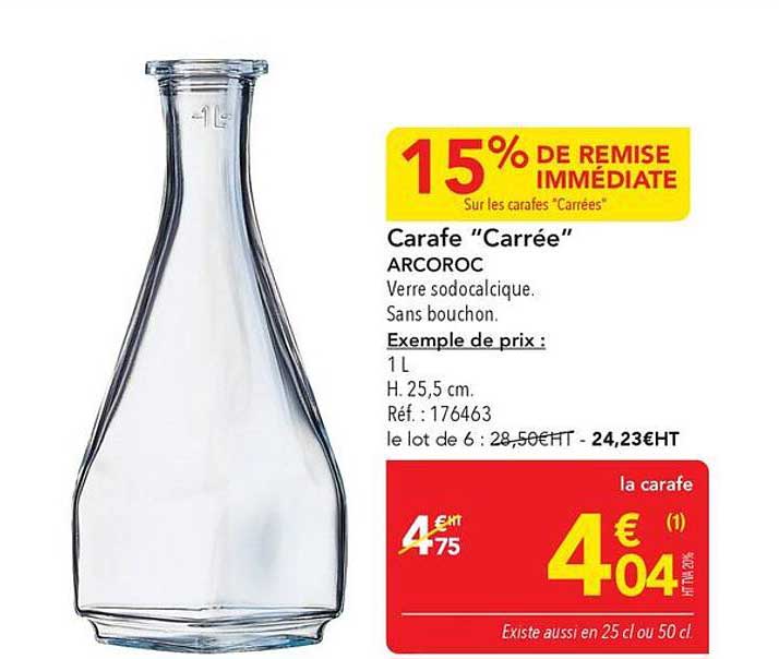 Carafe “Carrée”
