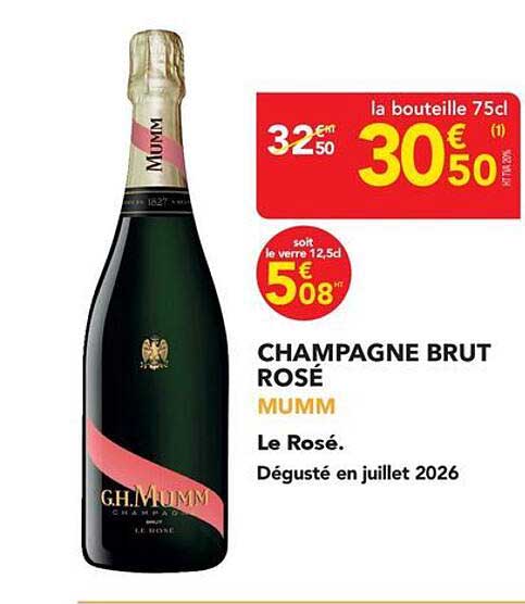 CHAMPAGNE BRUT ROSÉ MUMM