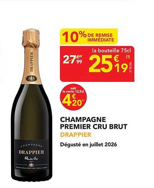 CHAMPAGNE PREMIER CRU BRUT DRAPPIER
