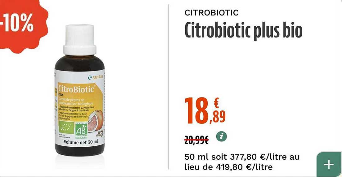 Citrobiotic plus bio