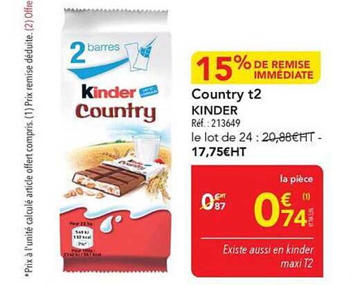 Country t2 KINDER