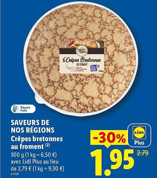 Crêpes bretonnes au froment
