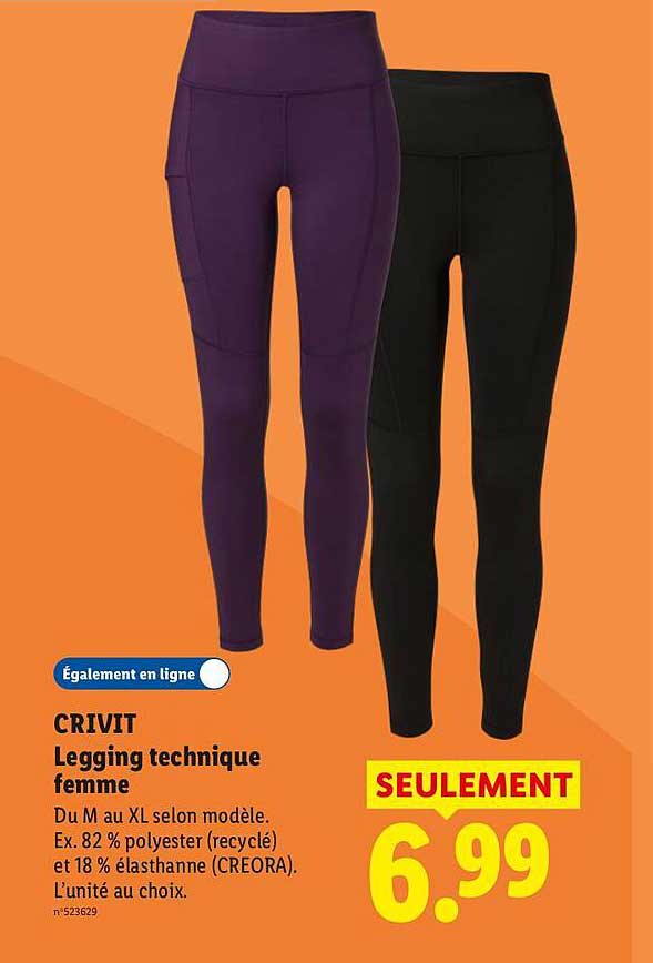 CRIVIT Legging technique femme