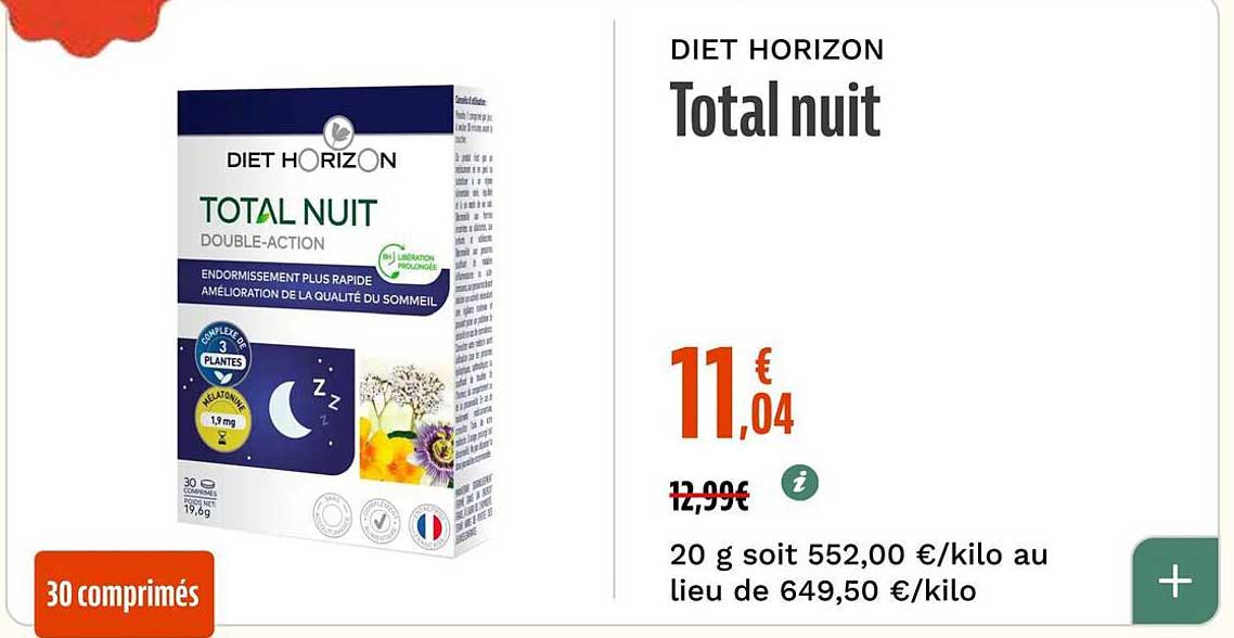 DIET HORIZON Total Nuit