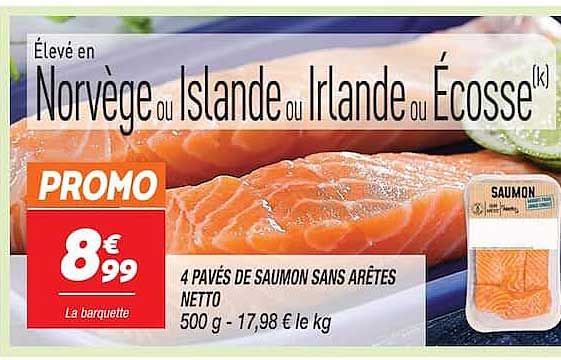 Élevé en Norvège ou Islande ou Irlande ou Écosse [k]