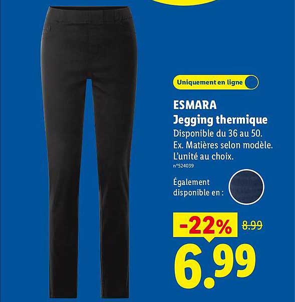 ESMARA Jegging thermique