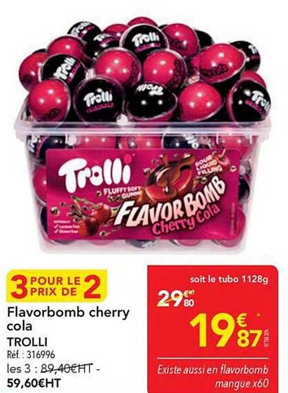 Flavorbomb cherry cola TROLLI