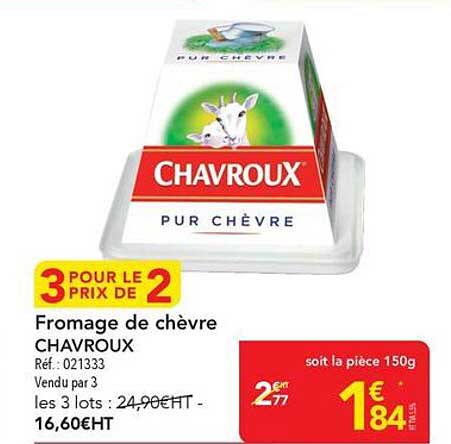 Fromage de chèvre CHAVROUX