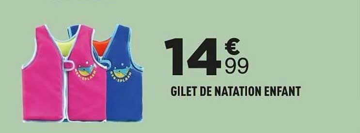 GILET DE NATATION ENFANT