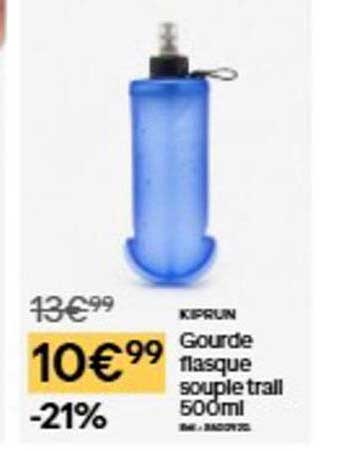 Gourde flasque souple trail 500ml