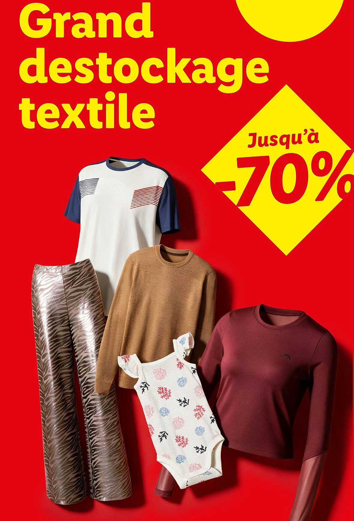 Grand destockage textile